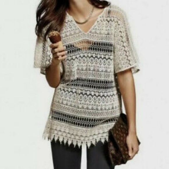 Cabi Crocheted Top - Picture 4 of 9